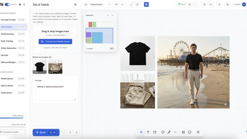 Mix & Match Interface